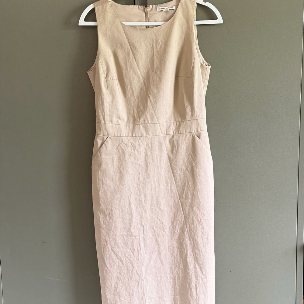 Banana Republic Beige Midi Dress